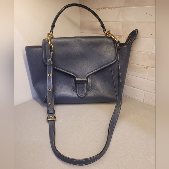 Coach Handbags - Coach 1941 Courier Carryall in Midnight Navy